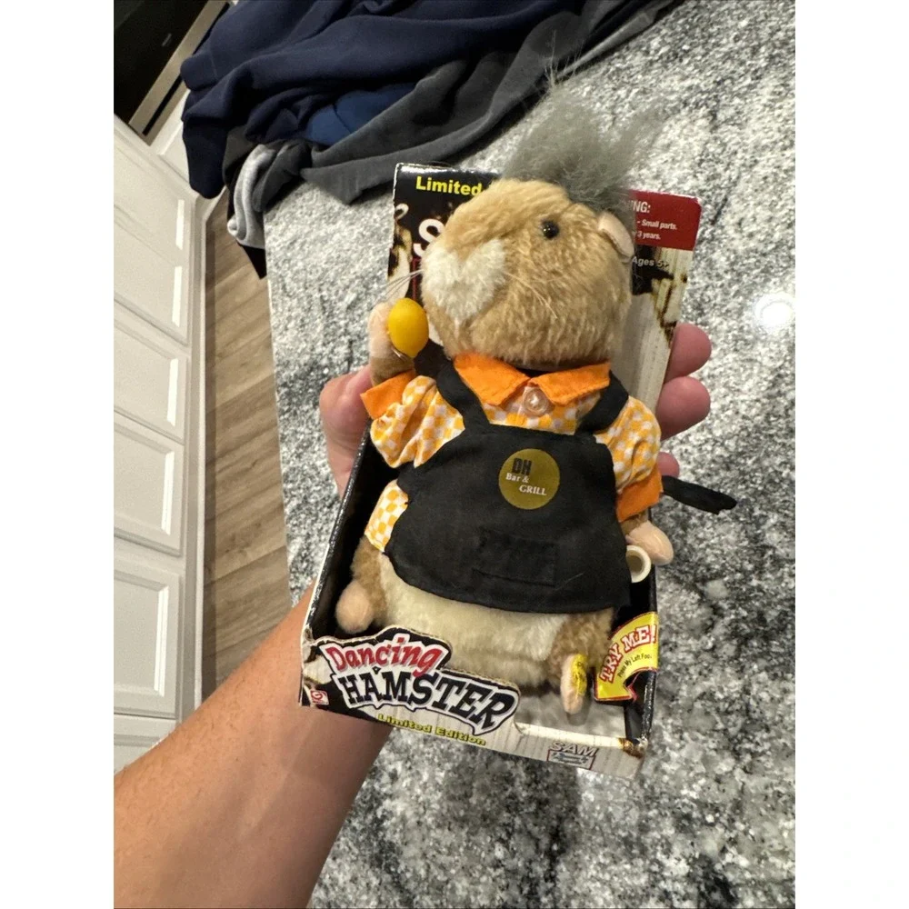 Vtg  2003 Dancing Hamster SAM Gemmy Limited Edition Tequila Song Works NIB #18‎